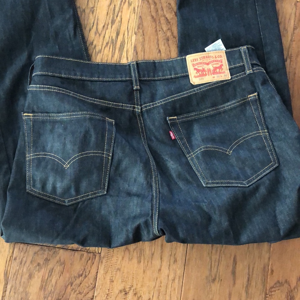 Levi 505 Jeans Black - Picture 6 of 6